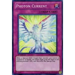    * Yugioh * photon current PRC1 EN023 1st super promo Toys & Games