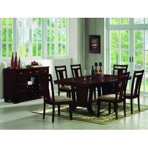   5368 82 FARMINGHAM COLLECTION DINING TABLE SOLID WOOD CHAIR SERVER