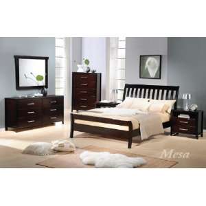  MESA QUEEN BED JAVA COLOR FINISH: Home & Kitchen
