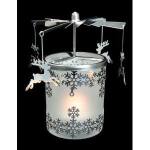   Candle Spinner Metal Snowflake Holder Scandinavian: Home Improvement