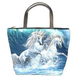  Bag Handbag Purse 3D Image Unicorn Horse Animal Pony: Everything Else