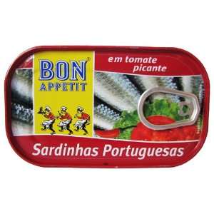   Appetit Portuguese Sardines in Picante Hot Tomato Sauce 120 Gram Tin