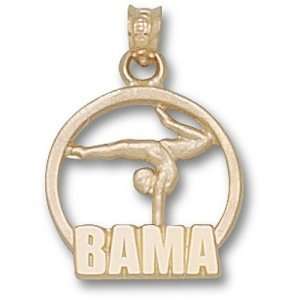  University of Alabama Bama Gymnast Pendant (14kt 