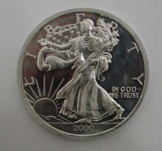 2000 6oz .999 Fine Silver Round 1/2 Troy Pound 187.5 grams  