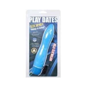  Golden Triangle Play Date Bumps Waterproof Vibrator, Blue 