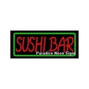  Sushi Bar LED Sign 11 x 27: Sports & Outdoors