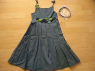 NWT Boutique ISABEL GARRETON Girls 4T Blue crochet FISH Dress CHASING 