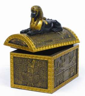 EGYPT EGYPTIAN SPHINX TRINKET JEWELRY BOX FIGURINE  