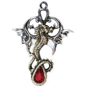 King Alfreds Dragon for Nobility and Wisdom Pendant Charm Amulet 