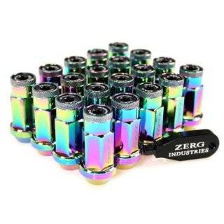 Zerg Aluminum Neo Chrome Lug Nuts 12x1.5 (20pcs)