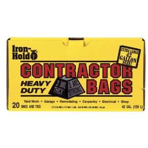   Bx/20 x 4: Iron Hold Contractor Trash Bags (618895): Home Improvement