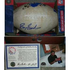  Barry Sanders Signed Lions FotoBall Football: Sports 