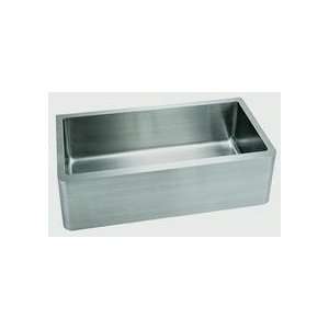   : Zero Radius Apron Front Single Bowl Kitchen Sink: Home Improvement