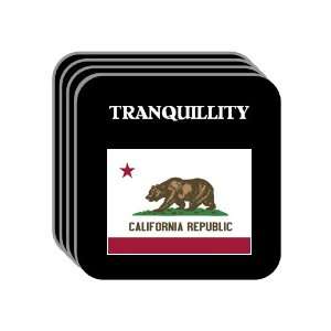 US State Flag   TRANQUILLITY, California (CA) Set of 4 Mini Mousepad 