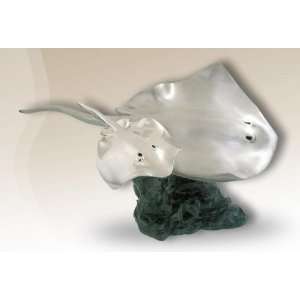 Silver Plated Sting Ray Sculpture:  Home & Kitchen