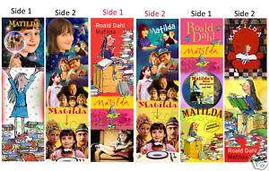 3Lot MATILDA BOOKMARKS Roald Dahl Book Movie Adventures  