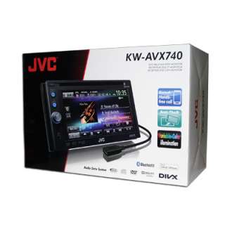 DIN doble LCD del reproductor de DVD de Coche KW AVX740   6.1     80 