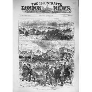  1884 RAILWAY TRAIN CRASH DOWNTON SALISBURY PASSENGERS 