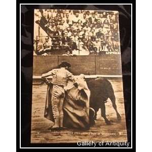  Spain Madrid Matador and Bullring 1958 Postcard Rppc 