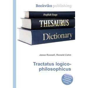  Tractatus logico philosophicus Ronald Cohn Jesse Russell 