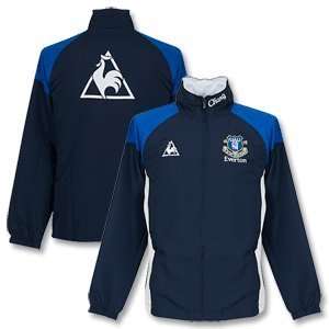    11 12 Everton Travel Tracksuit Top   Navy: Sports & Outdoors
