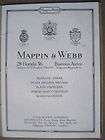 1930 MAPPIN & WEBB CATALOG JEWELS, WATCHES, SILVERPLATE