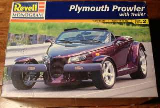 Revell Monogram 125 Plymouth Prowler w/Trailer #7631  