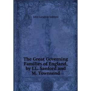   England, by J.L. Sanford and M. Townsend John Langton Sanford Books