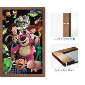   Framed Toy Story 3 Poster Woody Buzz Bear Movie Fr6198
