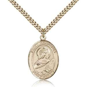 Gold Filled St. Perpetua Pendant Jewelry