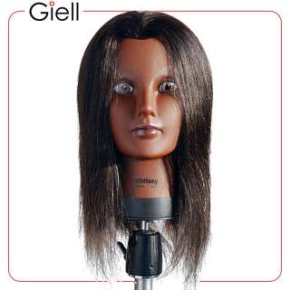 21 Cosmetology Mannequin Head 100% Human Hair Whitney  