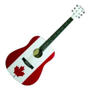 Main Street Canadian Flag Dreadnought Acoustic Guitar  