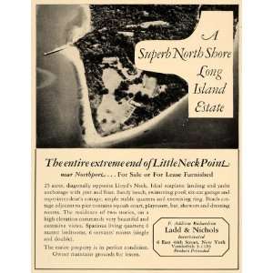  1935 Ad Ladd & Nichols Long Island State Property 