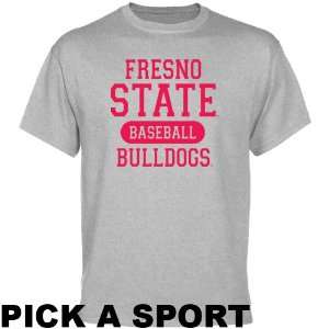 Fresno State Bulldogs Ash Custom Sport T shirt
