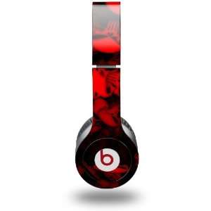  Skulls Confetti Red Decal Style Skin (fits genuine Beats Solo 