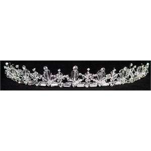   5236 Adult Bridal Wedding or Beauty Pageant Headpiece Rhinestone Tiara