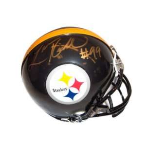 Levon Kirkland Pittsburgh Steelers Autographed Mini Helmet:  