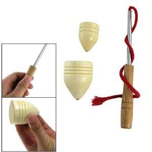   Pieces Wooden Toy Spinning Peg top Top for Children: Toys & Games