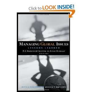  Managing Global Issues: Lessons Learned [Paperback]: P. J 