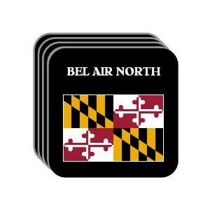  US State Flag   BEL AIR NORTH, Maryland (MD) Set of 4 Mini 