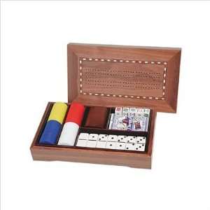   Cribbage / Dominos / Dice / Cards / Chips / Wood Cup Set Toys & Games