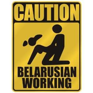  CAUTION  BELARUSIAN WORKING  PARKING SIGN BELARUS 