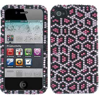 SUPER BLING RHINESTONE CRYSTAL BACKPLATE CASE COVER APPLE IPHONE 4 4S 