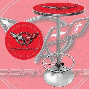  Corvette C5 Pub Table   Red Electronics