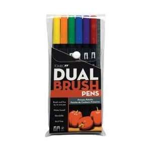  New   Tombow Dual Brush Pen Set 6/Pkg by Tombow: Arts 