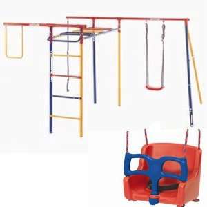   KIT 8398 600B Trimstation Swing Set with Baby Swing Seat: Toys & Games