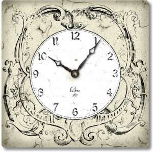    Item C6121 Vintage Style French Rococo Clock: Home & Kitchen