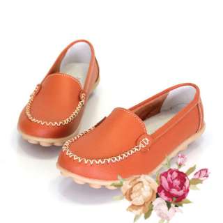   Mothers Casual Slip on Shoes PU Leather Ballet Flats Free Ship  