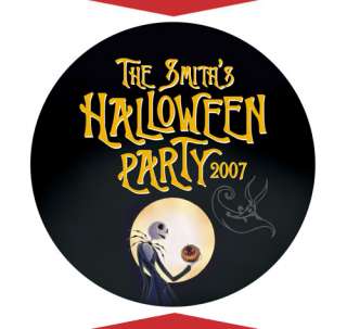 NIGHTMARE BEFORE CHRISTMAS Party HALLOWEEN STICKERS  