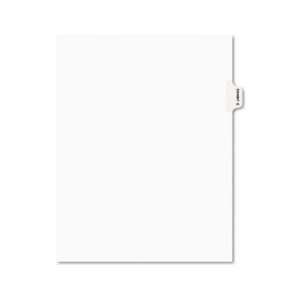   Side Tab Dividers, Exhibit C, Letter, White, 25/Pack